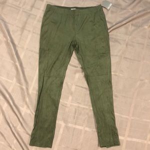 NWOT Faux Suede Leggings